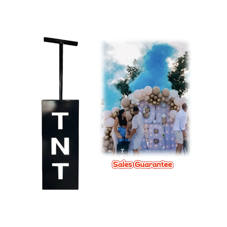 Confetti Cannon Tube - TNT 컨트롤 캐논 성별 공개 세트