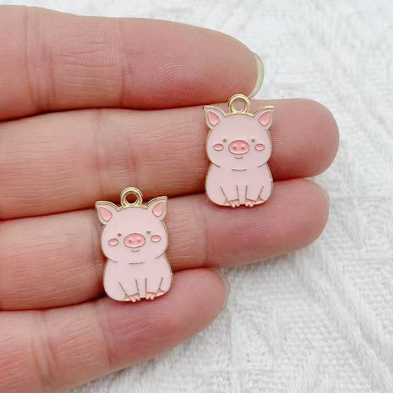 10pcs 만화 펭귄 팬더 DIY 한국어판 키체인 펜던 - Event Party 리뷰 및 가격