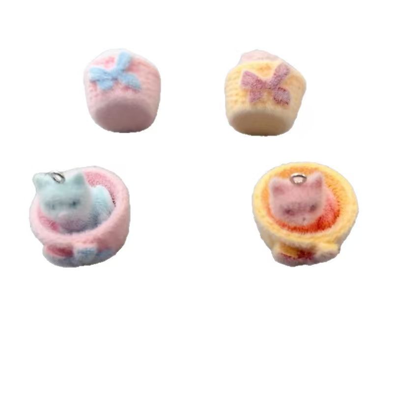 4개입 3D 플러시 레진 고양이 펜던트, DIY 쥬얼리 - Event Party 리뷰 및 가격