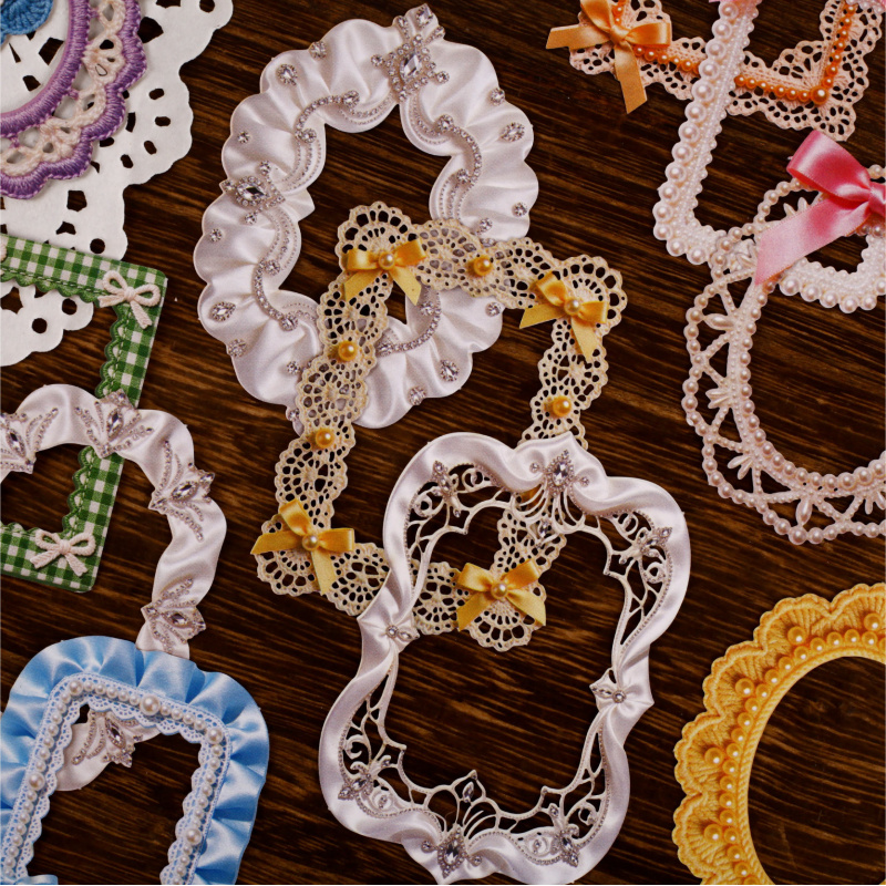 8 시트 빈티지 리본 테두리 리본 하드 카드 스티커 저 - Papercraft Supply Ribbon 리뷰 및 가격