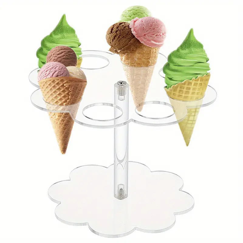 아이스크림 콘 홀더 아크릴 디스플레이 랙 와플 콘 컵케 - Cotton Candy Cone 리뷰 및 가격