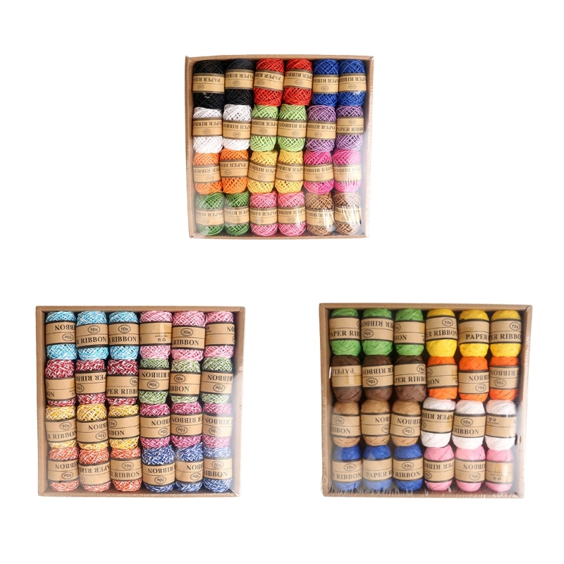 DIY 사용 및 포장 작업을 위한 다양한 컬러 종이 공 - Papercraft Supply Ribbon 리뷰 및 가격