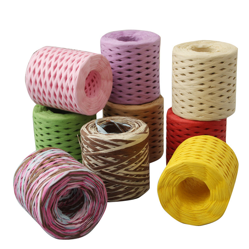 200m 라피아 원사 로프 리본 천연 라피아 짚 종이  - Papercraft Supply Ribbon 리뷰 및 가격
