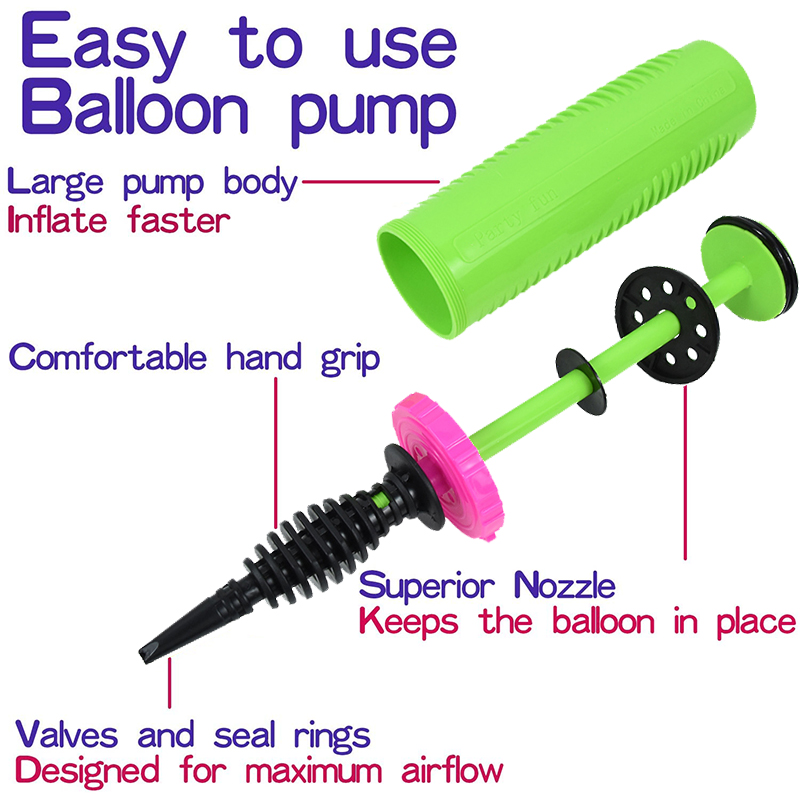 풍선 펌프 플라스틱 핸드 헬드 바늘 팽창식 장난감 및  - Balloon Pump Hand 리뷰 및 가격